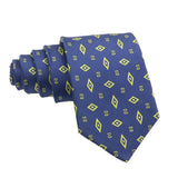 Navy Blue White Dotted Necktie
