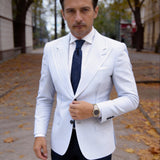 Dark Blue Solid Necktie