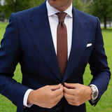 Red with Black Stripes Necktie