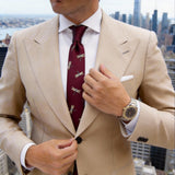 Red with White Polka Dots Necktie