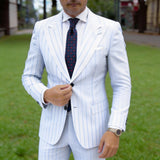 Navy Blue With Red Squares Necktie