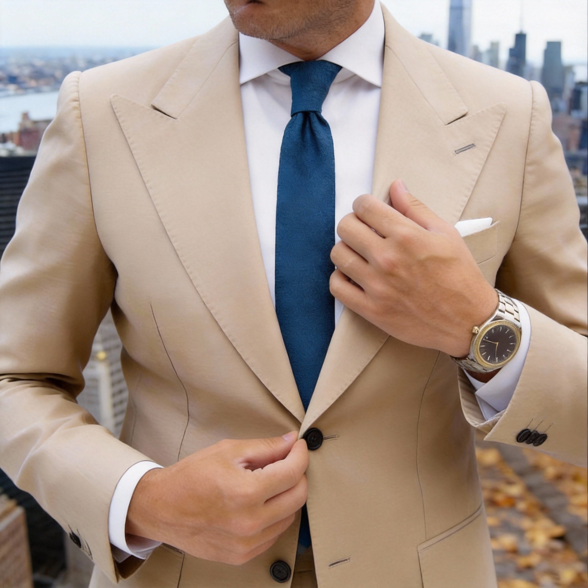 Teal Teal Solid Necktie