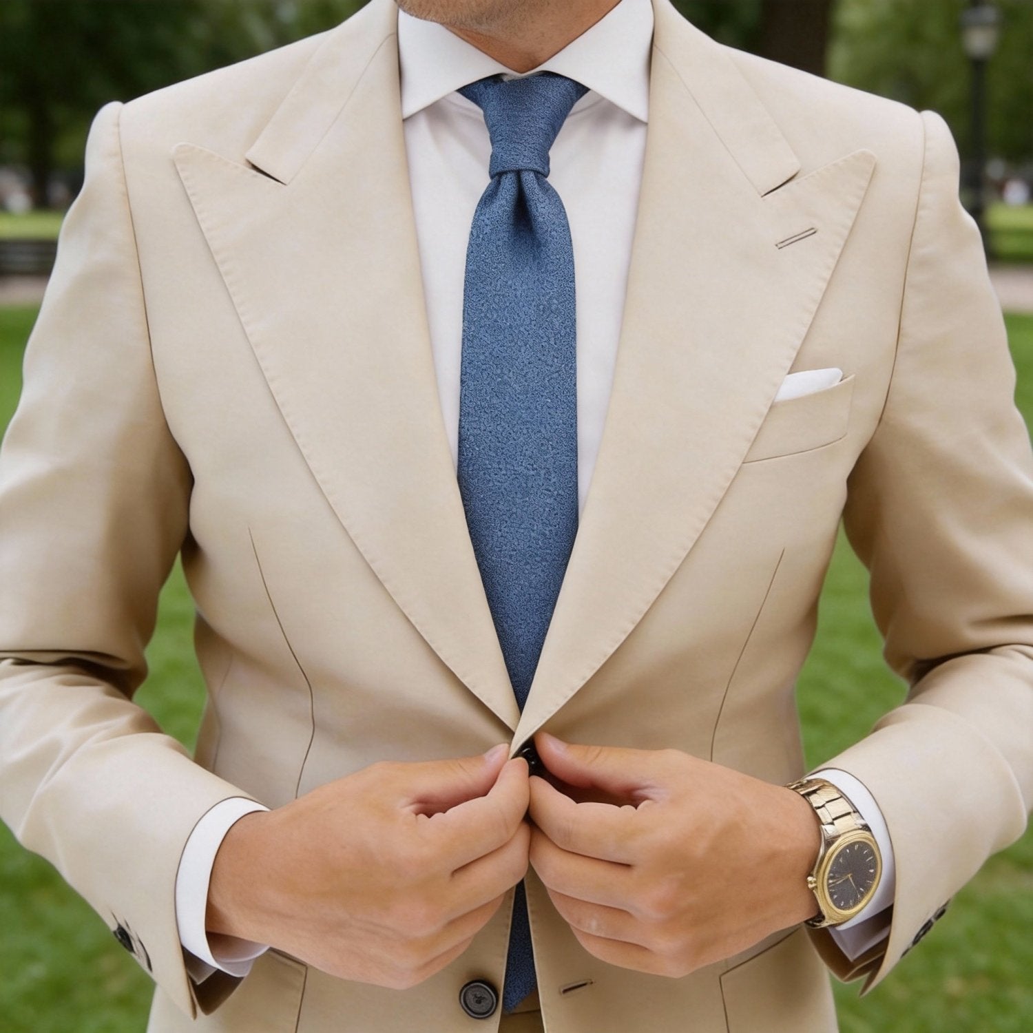 Slate Blue Slate Blue Solid Necktie