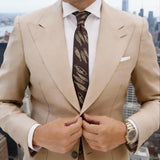 Black With Gold Fish Necktie