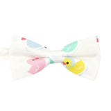 Yellow White Animal Bowtie