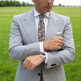 Green With Orange Horse Necktie