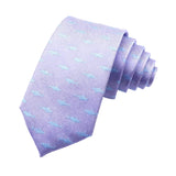 Lavender Blue Shark Necktie