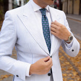 Teal with Purple Square Necktie