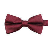 Burgundy Burgundy Patterned Bowtie