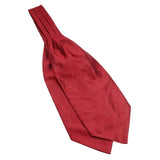 Red Red Textured Ascot