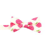 Off White Pink Cartoon Bowtie