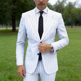 Black Necktie With Purple Small Squares