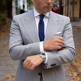 Blue with Black Checkered Necktie