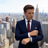 Red With Black Checkered Necktie