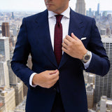 Red With Black Checkered Necktie