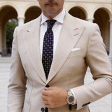 Black With Purple Checkered Necktie