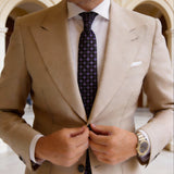 Black With Purple Checkered Necktie