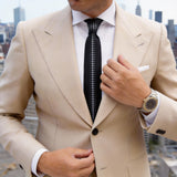 Black White Polka Dot Necktie