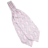 Gray Pink Paisley Ascot