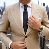 Brown With Solid Necktie