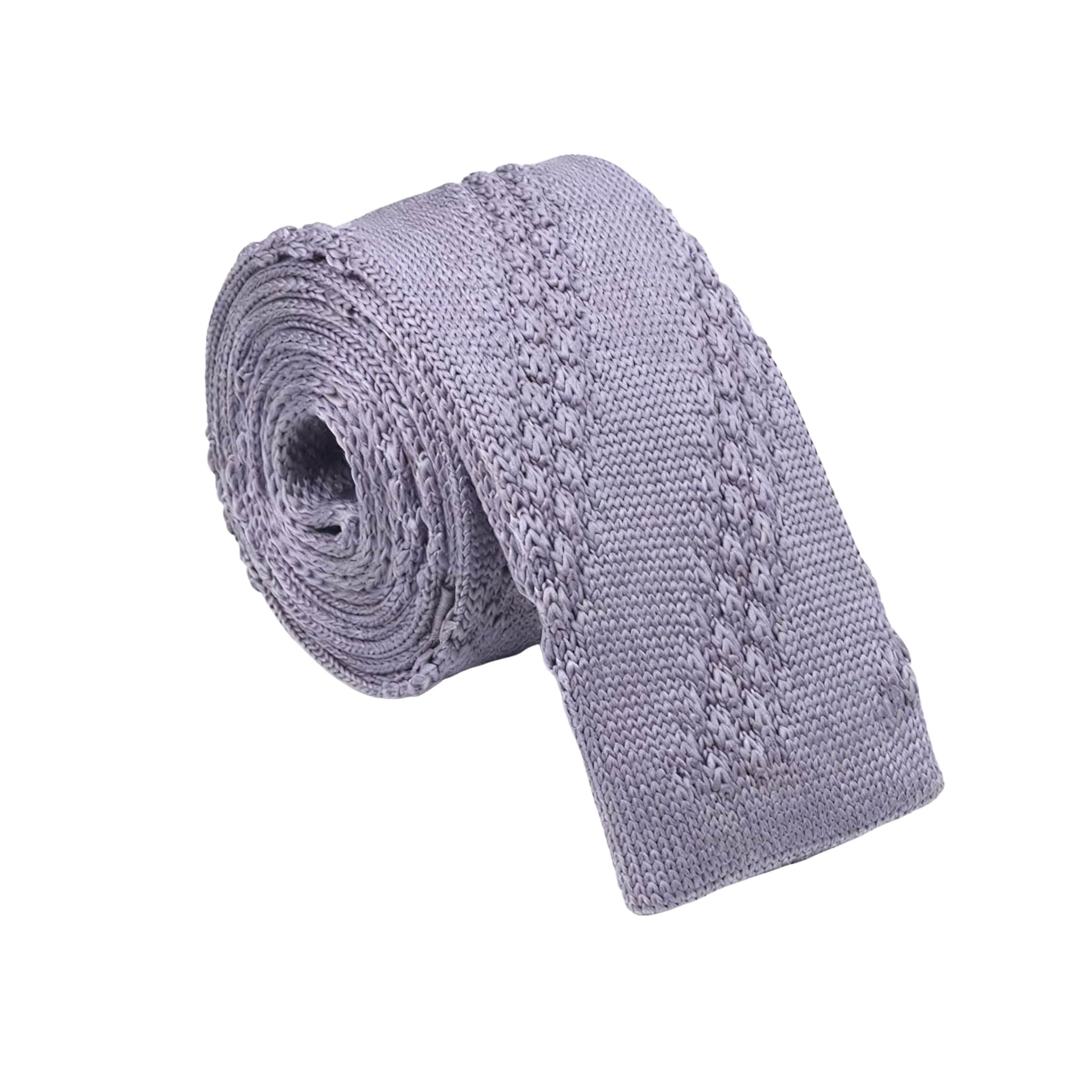 Gray Solid Necktie
