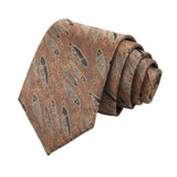 Brown Black Fish Necktie