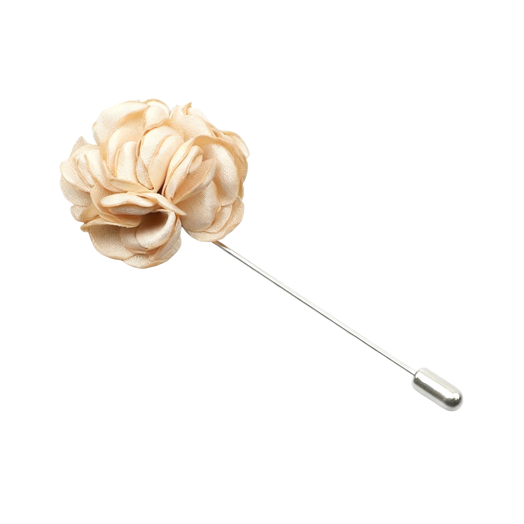 Gold Gold Floral Lapel Pin