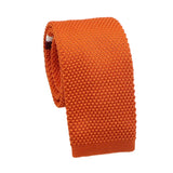 Orange Solid Necktie