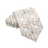 Off-White Brown Swirl Necktie