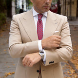 Red with Blue Medallion Necktie