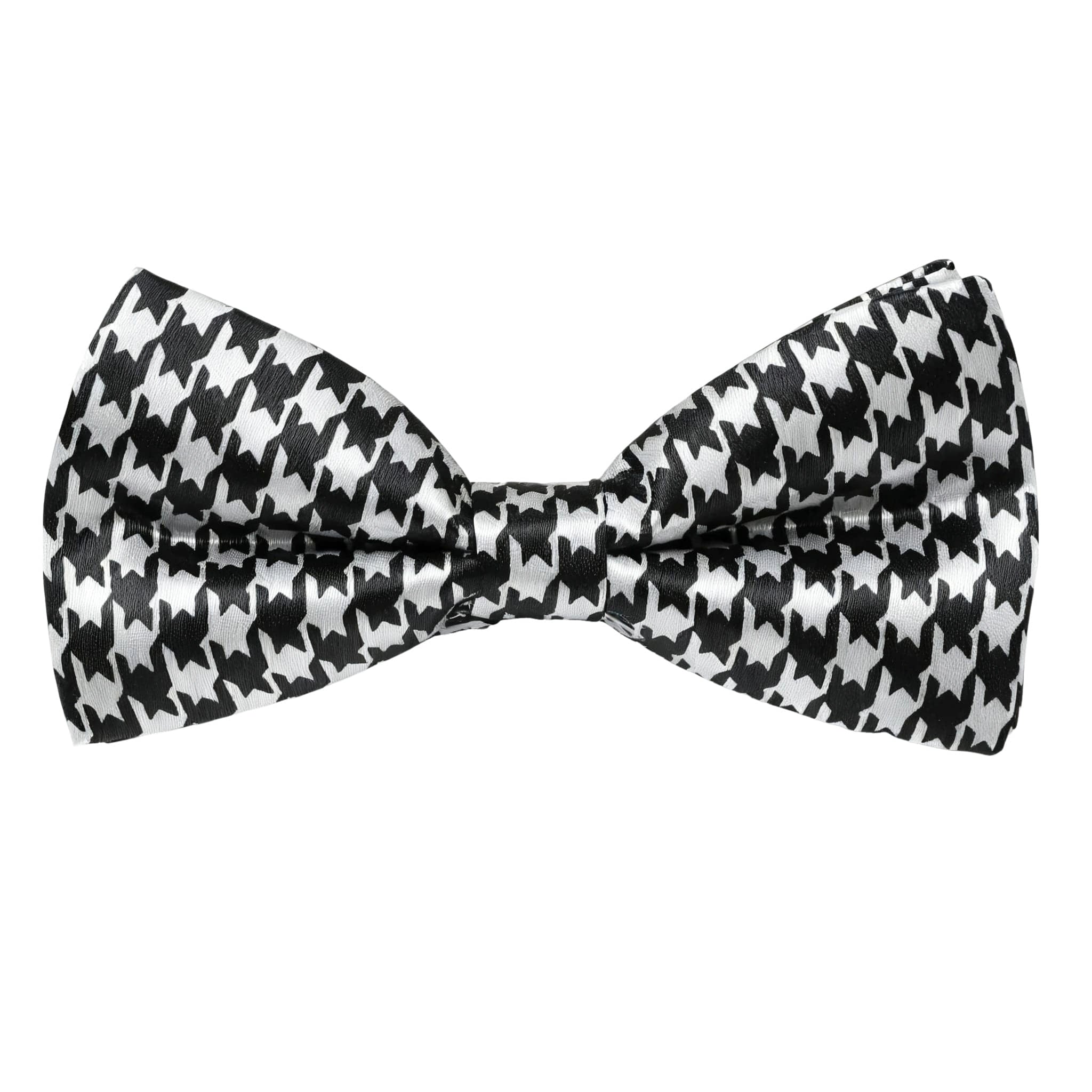 White Red Checkered Bowtie