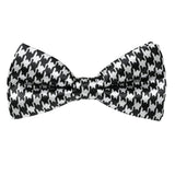 White Red Checkered Bowtie