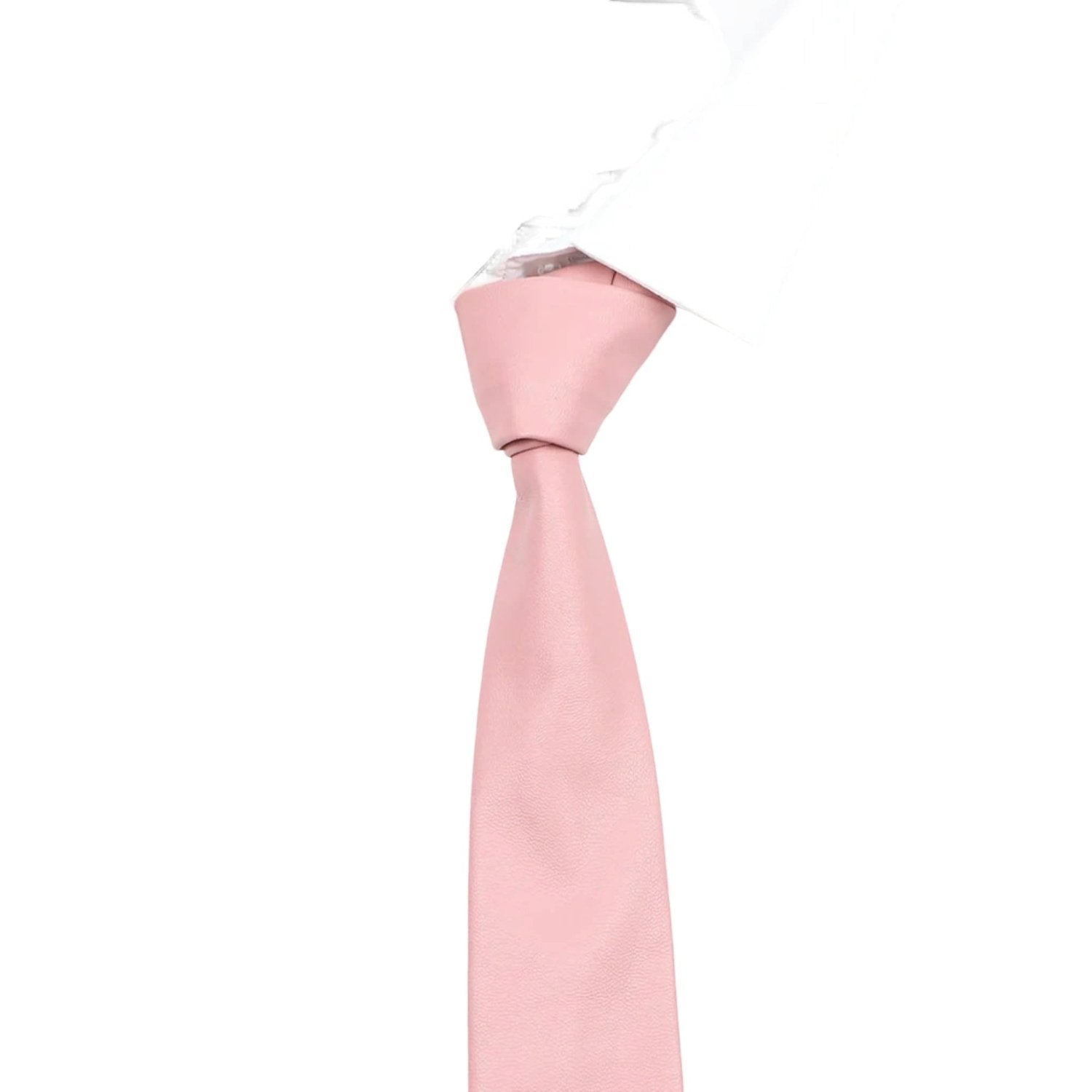 Pink Solid Necktie