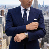 Navy Blue with Colorful Duck Necktie