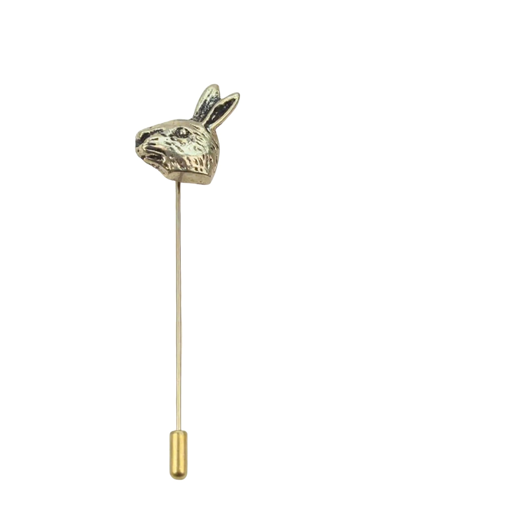 Gold Rabbit Lapel Pin