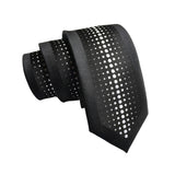 Black White Polka Dot Necktie