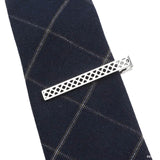 Silver Lattice Tie Bar