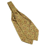 Gold Brown Paisley Ascot