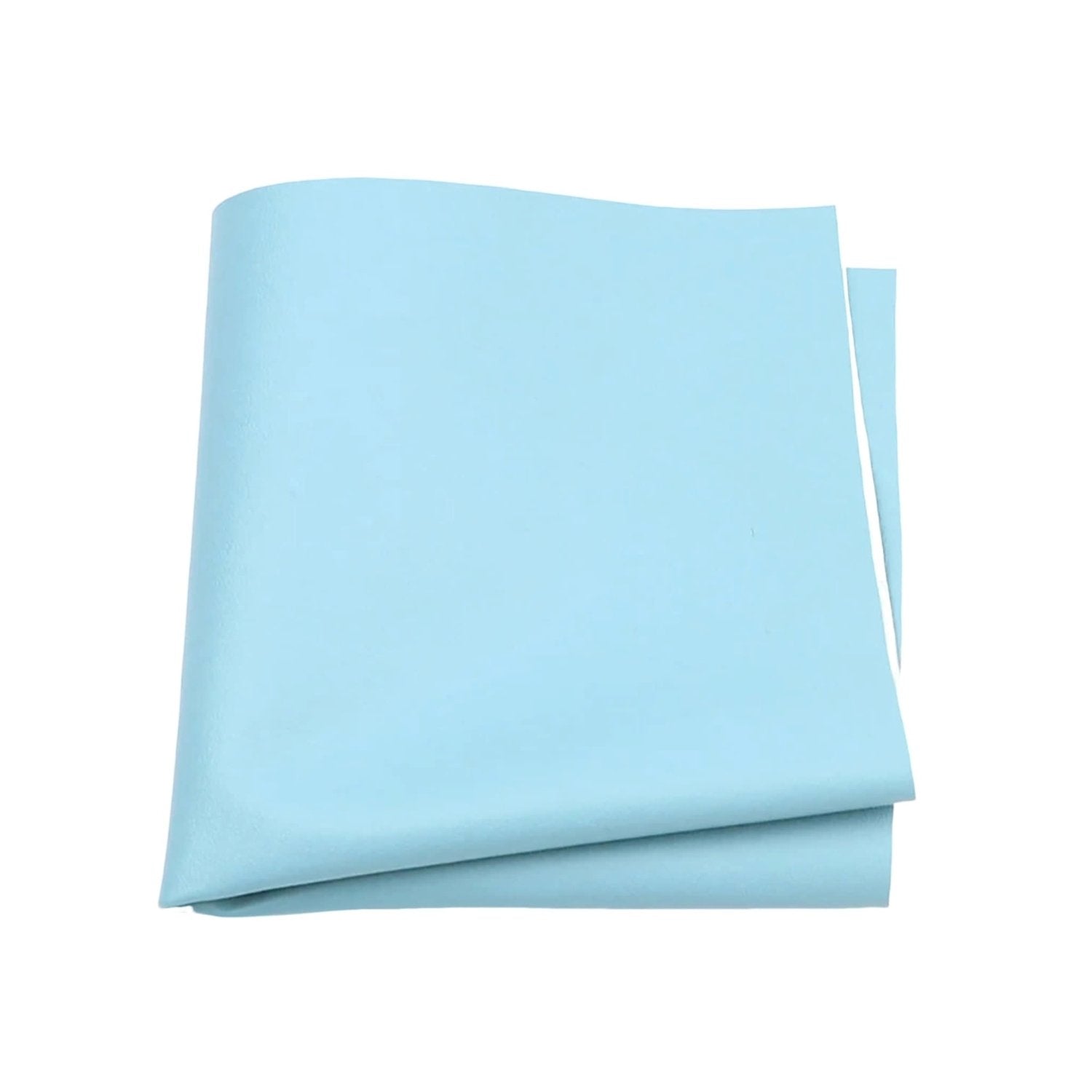 Light Blue With Solid Pocket Square