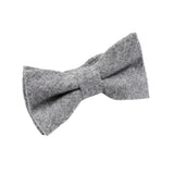 Brown Herringbone Bow Tie