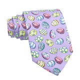 Lavender Multicolor Egg Necktie