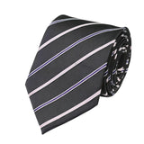 Blue Light Blue Stripe Tie