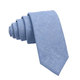 Light Blue Solid Necktie