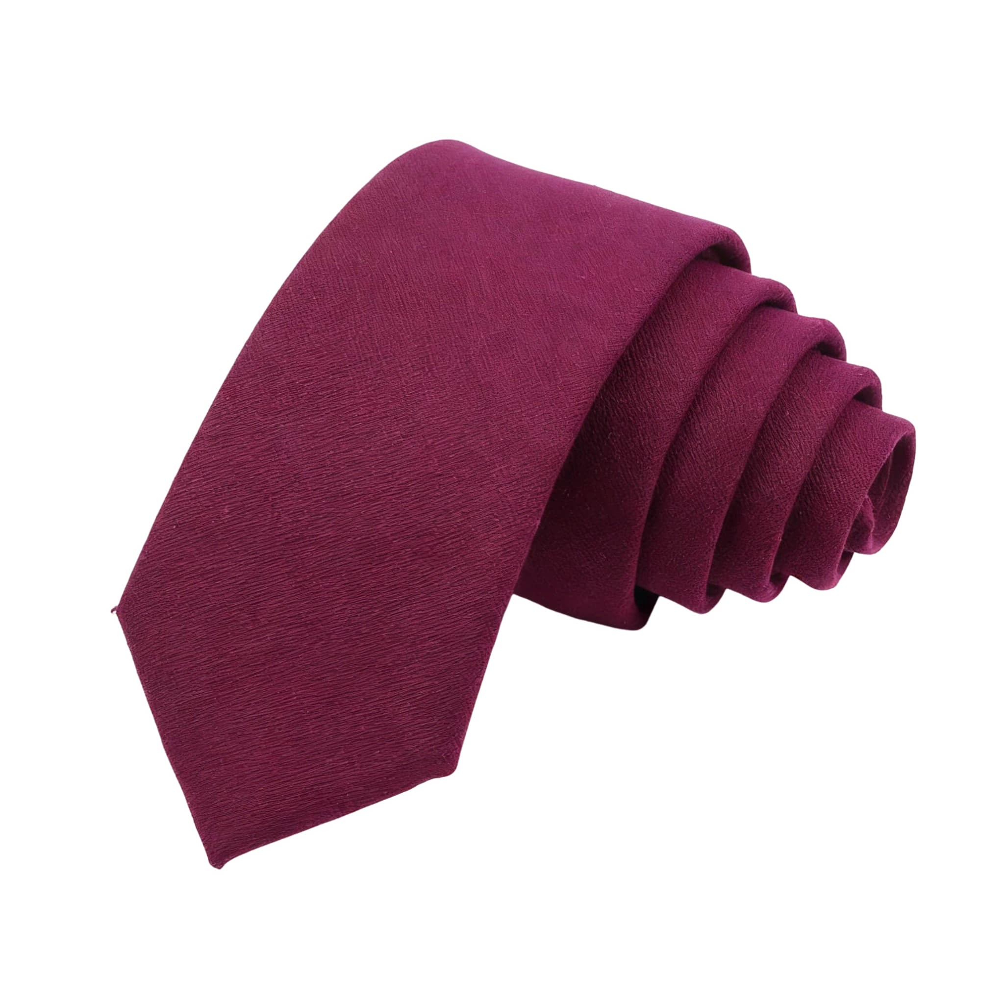 Magenta Solid Necktie