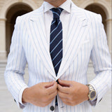 Black Blue Paisley Tie