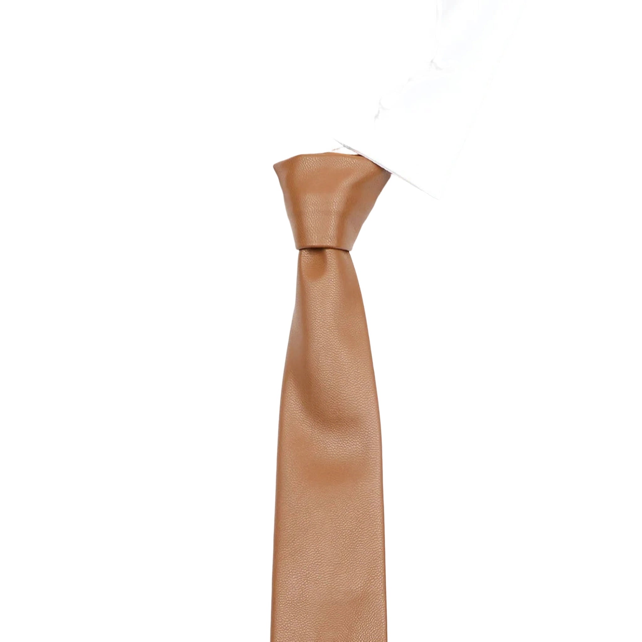 Brown Solid Necktie