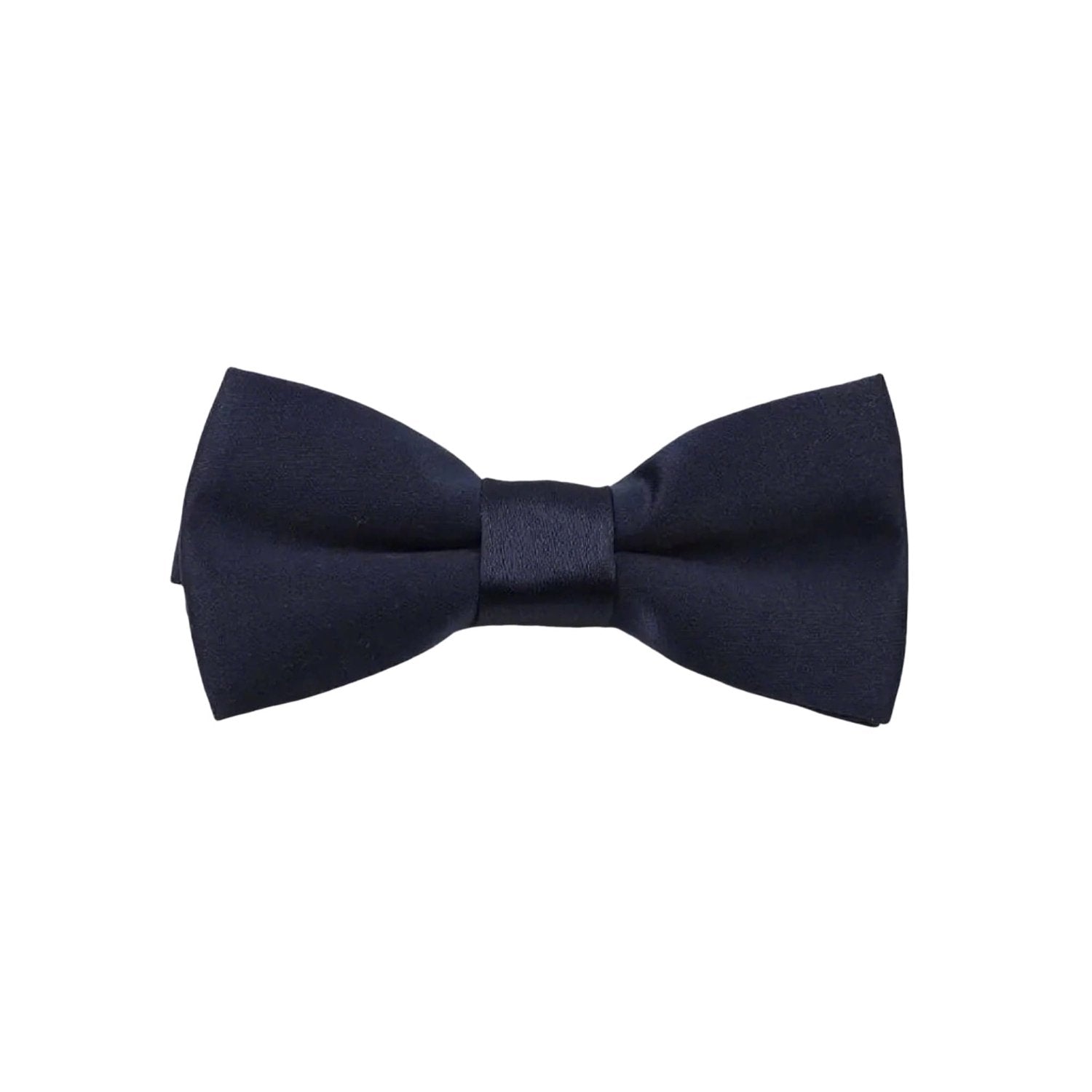 Navy Blue With Solid Bowtie