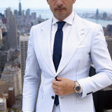 Blue Necktie With Blue Polka Dots