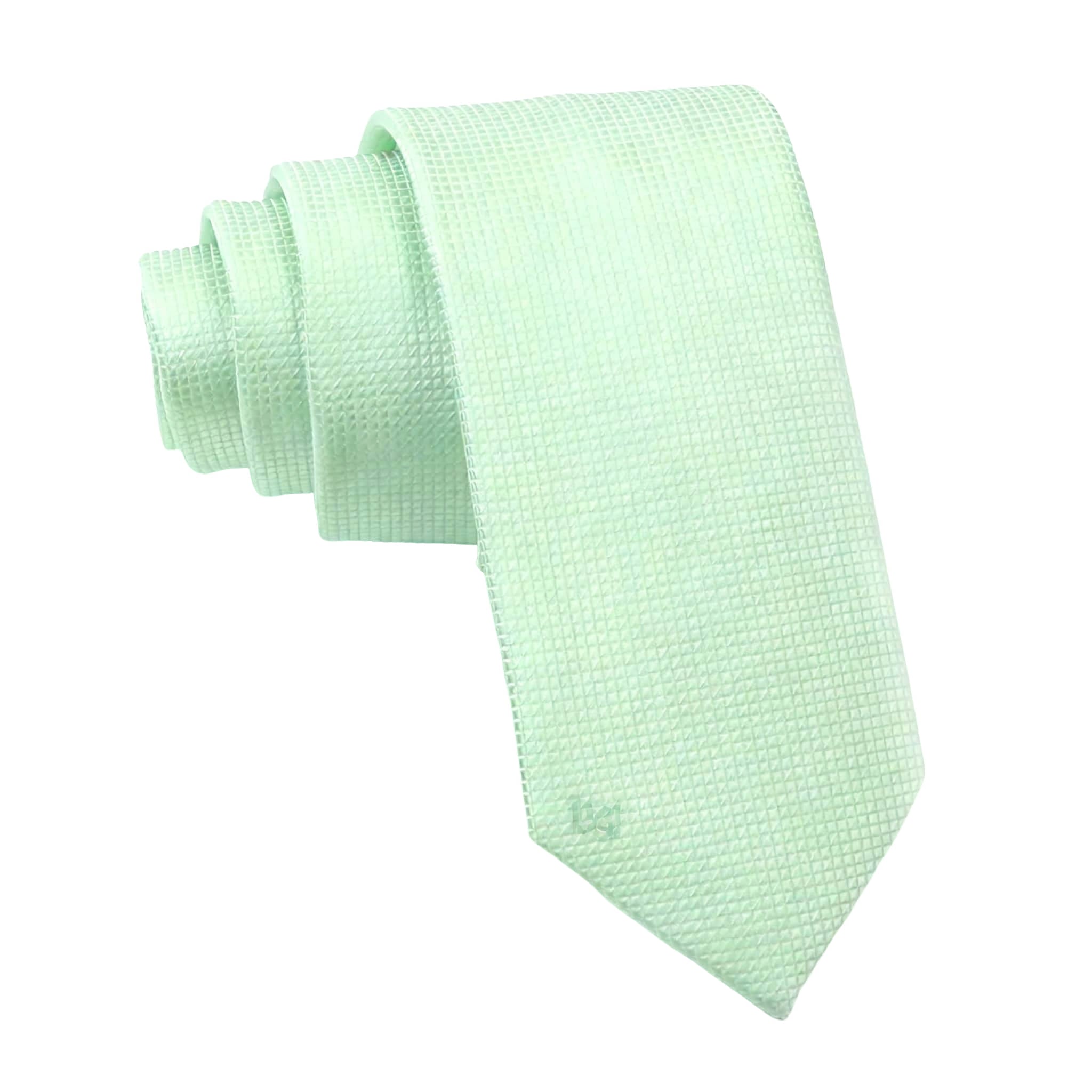 Mint Green Mint Green Jacquard Necktie