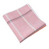 Pink Plaid Pocket Square
